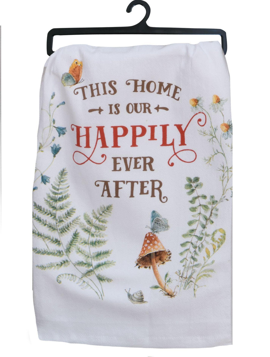 Flour Sack Towel | Cottage Core Happily Ever After