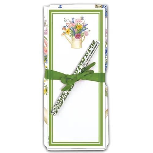 Flour Sack Towel & Magnetic Note Pad Gift Set | Watering Can Flour Sack Towel & Magnetic Note Pad Gift Set | Watering Can