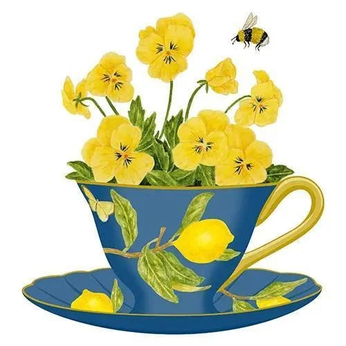 Flour Sack Towel Set | Lemon Teacup Flour Sack Towel Set | Lemon Teacup