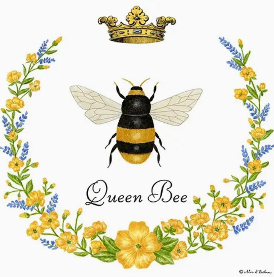 Flour Sack Towel Set | Queen Bee (Floral) Flour Sack Towel Set | Queen Bee (Floral)