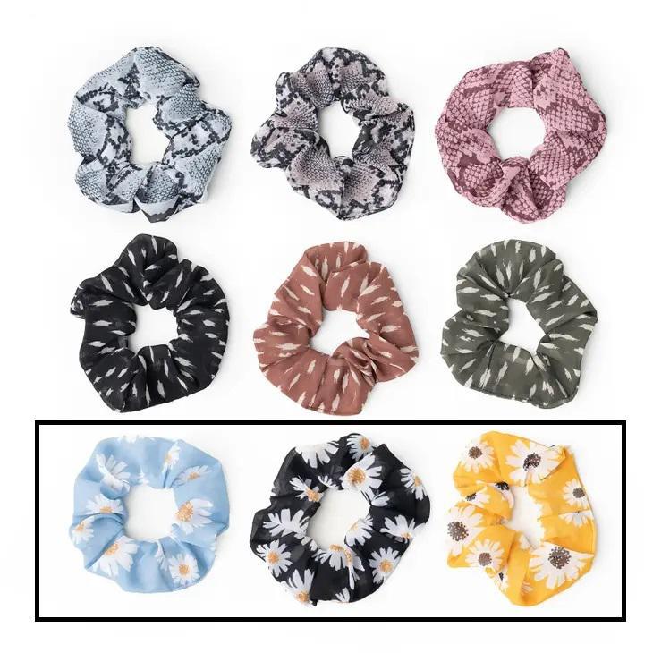 Buns Out Scrunchies 3 Pack Flowers