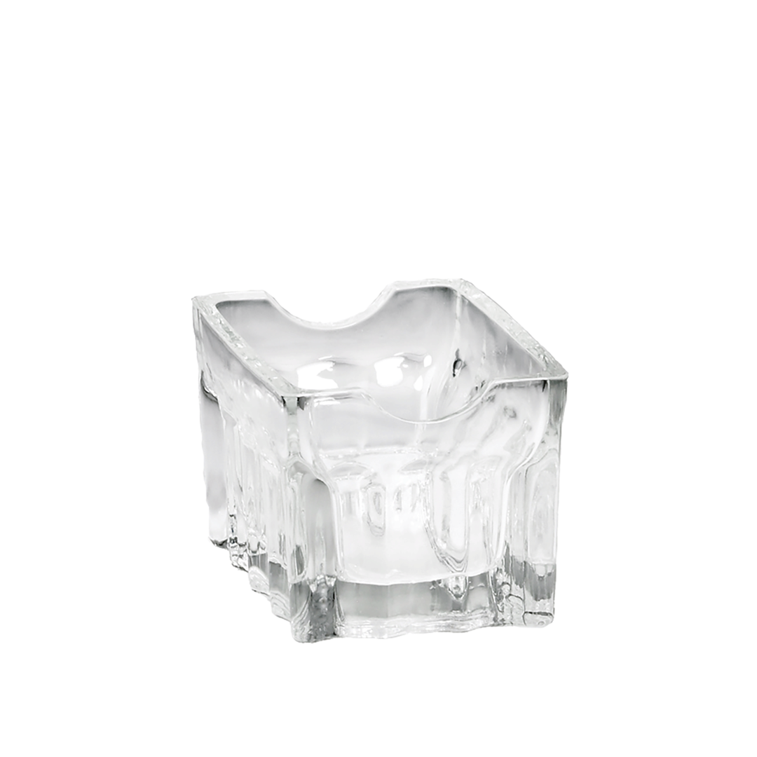 Fluted Glass Sugar Packet Holder Fluted Glass Sugar Packet Holder