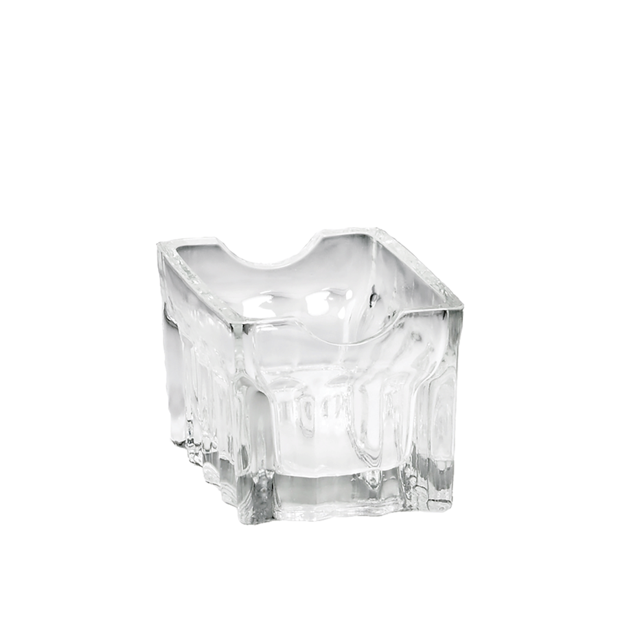 Fluted Glass Sugar Packet Holder Fluted Glass Sugar Packet Holder