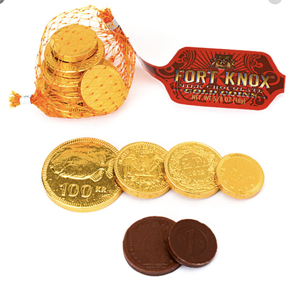 Fort Knox Milk Chocolate Coins Fort Knox Milk Chocolate Coins
