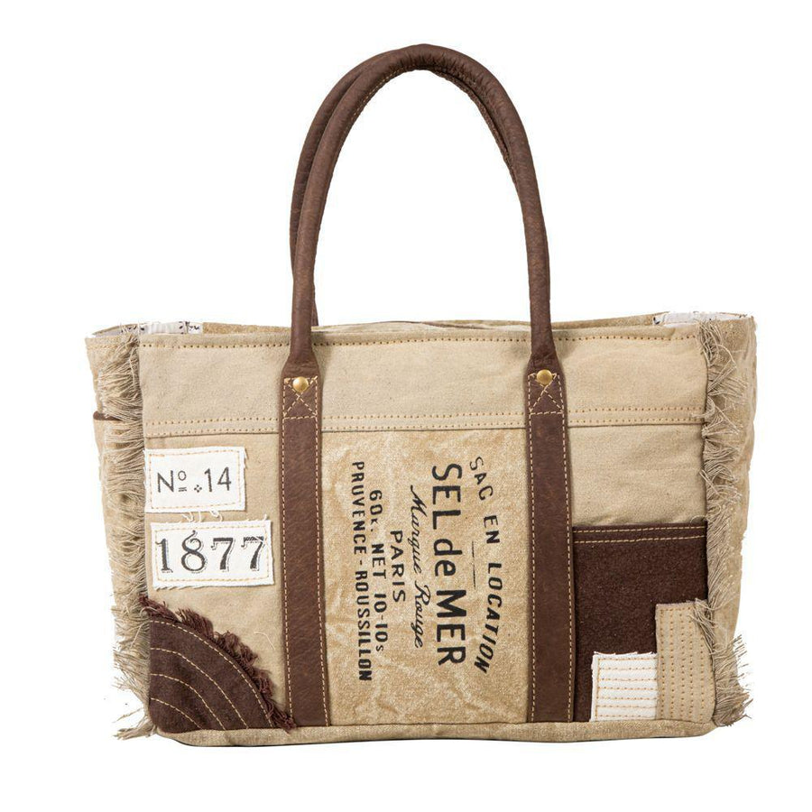 French Countryside Patchwork Weekender Bag French Countryside Patchwork Weekender Bag