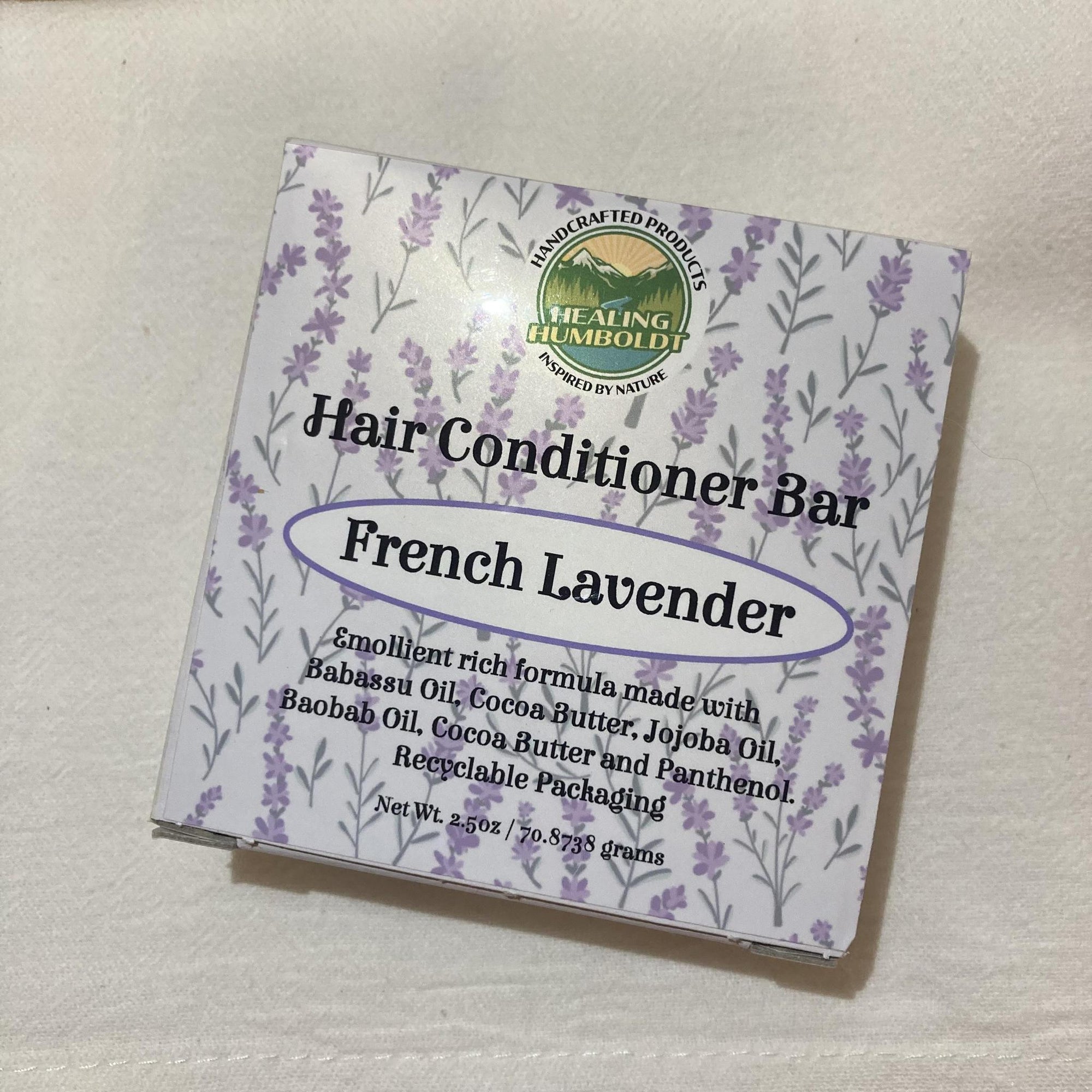Healing Humboldt Hair Conditioner Bars French Lavender