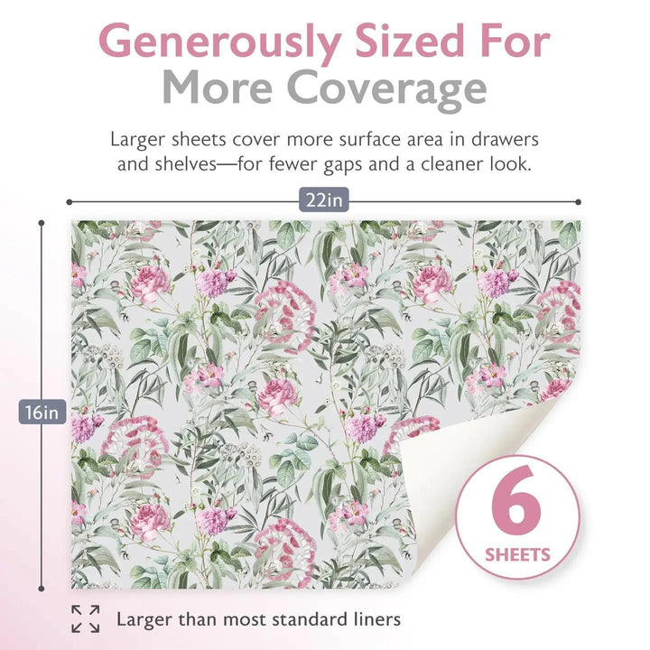 Merriton Botanical Scented Drawer Liners Garden Reverie Merriton Botanical Scented Drawer Liners