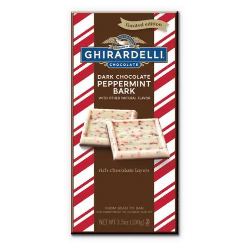 Ghirardelli Chocolate Peppermint Bark Bar Ghirardelli Chocolate Peppermint Bark Bar