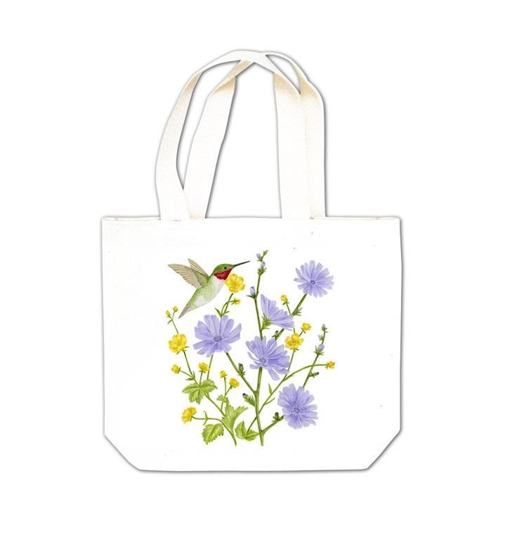 Gift Tote | Periwinkle & Hummingbird Gift Tote | Periwinkle & Hummingbird