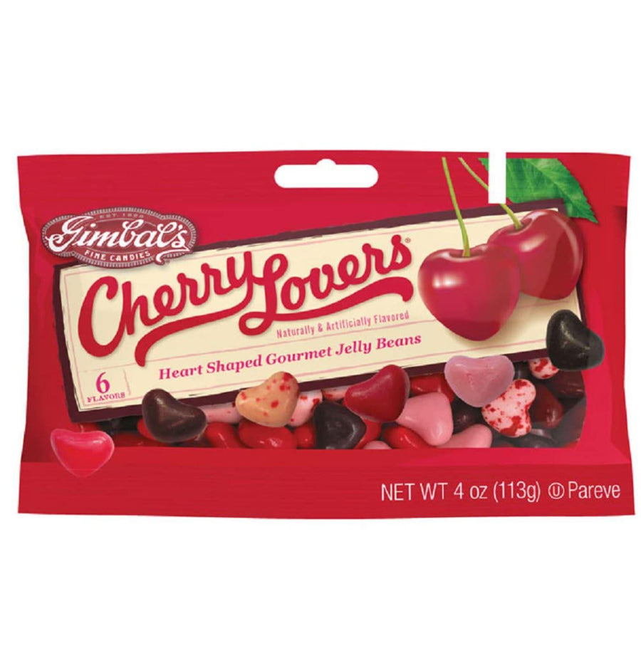 Gimbals Cherry Lovers Heart Shaped Gourmet Jelly Beans