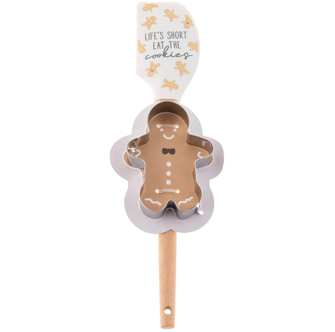 Spatula Cookie Cutter Set Gingerbread Man