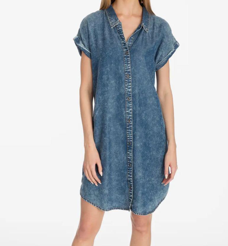 Given Kale Shirt Dress