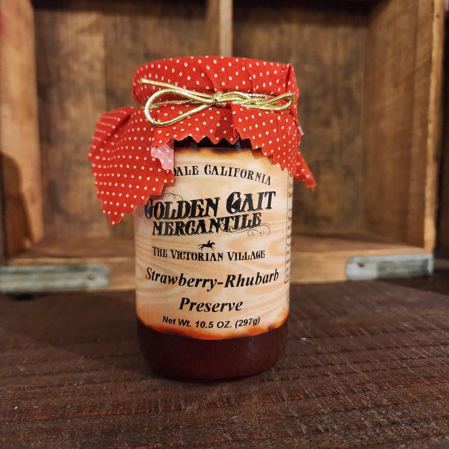 Golden Gait Mercantile Exclusive Strawberry Rhubarb Preserves Golden Gait Mercantile Exclusive Strawberry Rhubarb Preserves