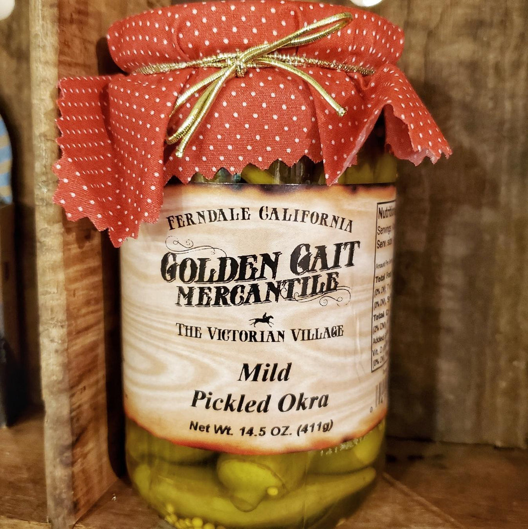 Golden Gait Mercantile Pickled Vegetables | Mild Pickled Okra Golden Gait Mercantile Pickled Vegetables | Mild Pickled Okra