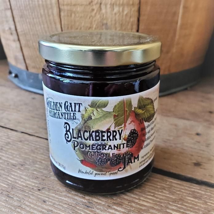 Golden Gait Mercantile Small Batch Jam | Chipotle Blackberry & Pomegranate Golden Gait Mercantile Small Batch Jam | Chipotle Blackberry & Pomegranate