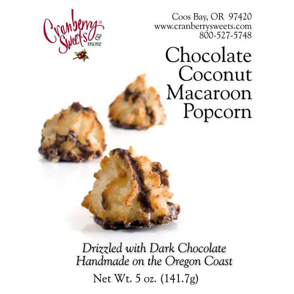 Gourmet Chocolate Coconut Macaroon Popcorn