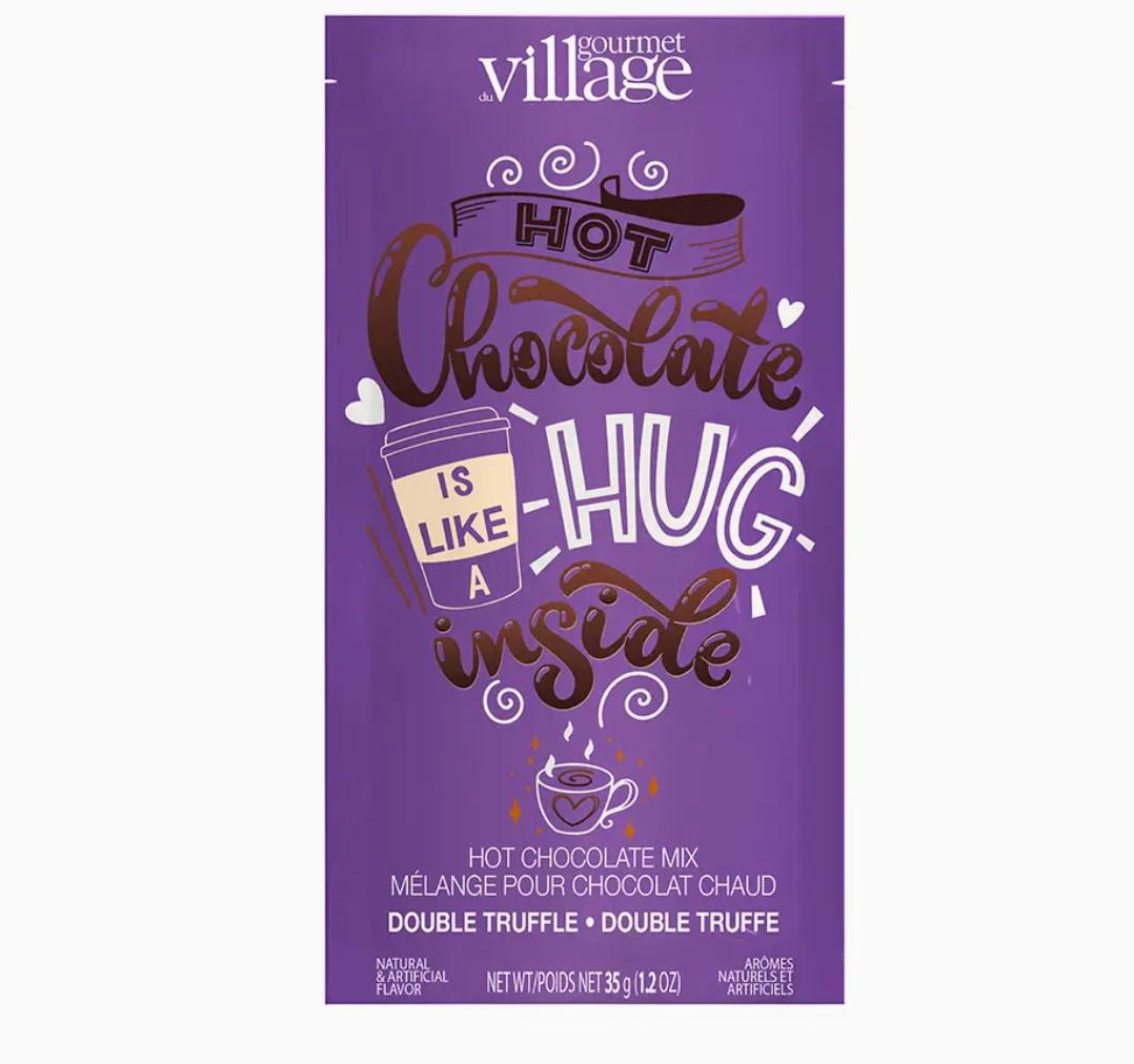 Gourmet Du Village Hot Chocolate Packet | Double Truffle Hugs