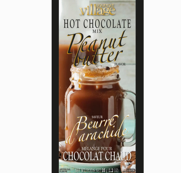 Gourmet Du Village Hot Chocolate Packet | Peanut Butter