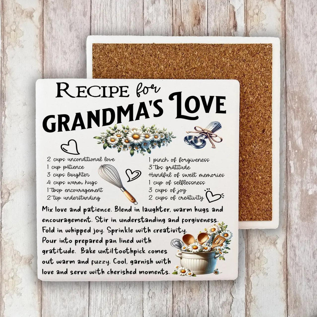 Decorative Stone Coaster Grandma's Love Decorative Stone Coaster