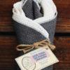 Woven Dishcloths 100% Cotton USA Made Gray & Natural Woven Dishcloths 100% Cotton USA Made
