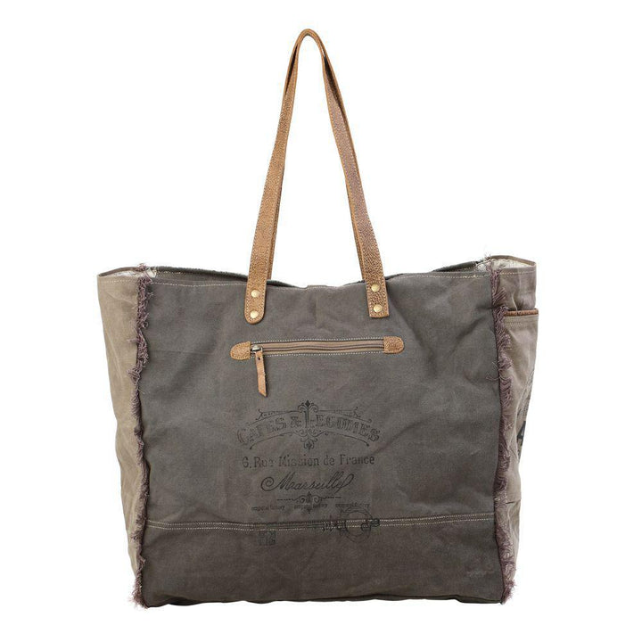 Green Floral Print Weekender Bag Green Floral Print Weekender Bag