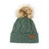 Mainstay Pom Hat Green Mainstay Pom Hat