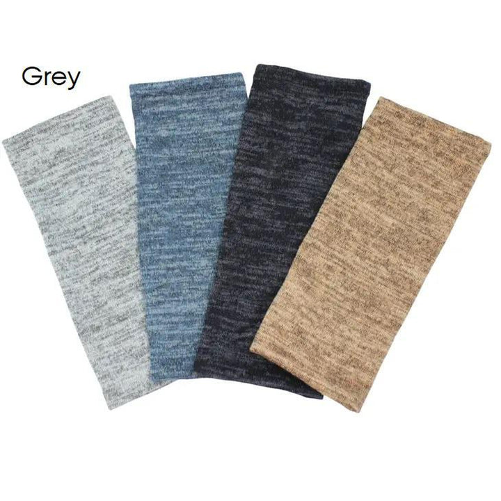 Heather Jersey Fingerless Gloves Grey Heather Jersey Fingerless Gloves