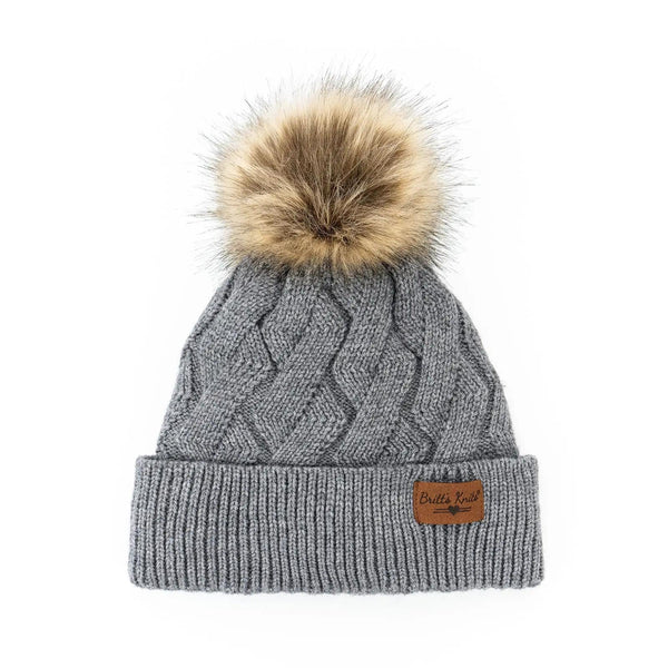 Mainstay Pom Hat Grey Mainstay Pom Hat