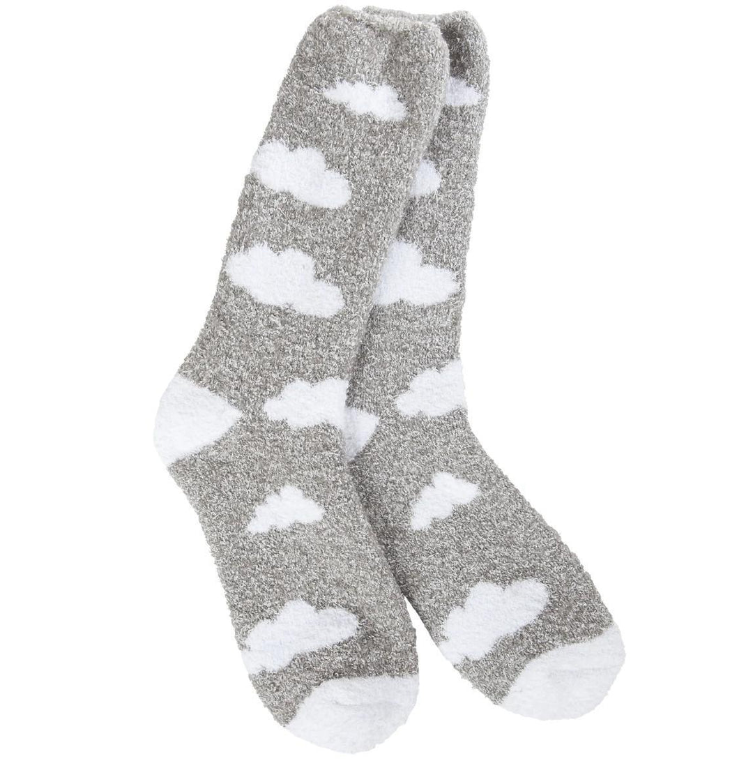 World's Softest Socks | Cloud Cozy Winter Crew Socks Grey