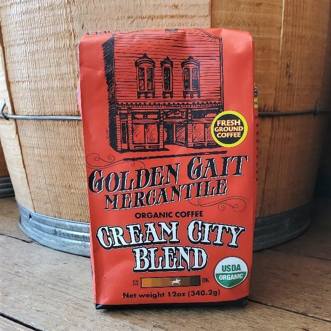 Golden Gait Mercantile Organic Coffee | Cream City Blend Ground Golden Gait Mercantile Organic Coffee | Cream City Blend