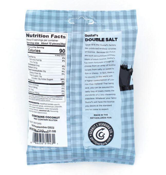 Gustaf’s Dutch Licorice Double Salt