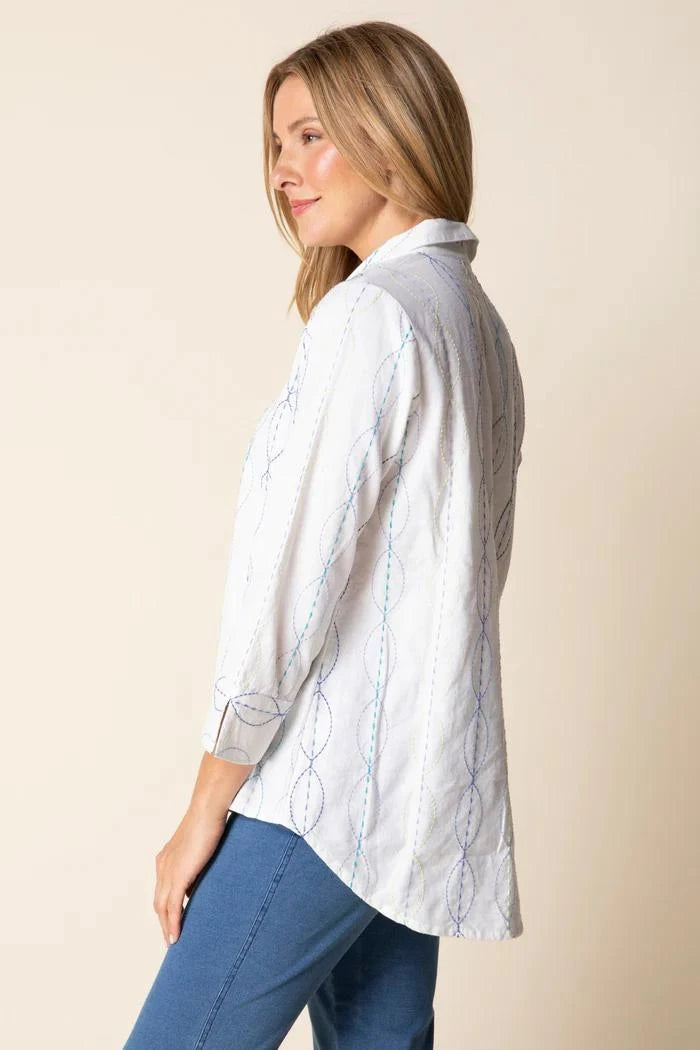 Habitat Clothing – Artisan Top in White Habitat Clothing – Artisan Top in White