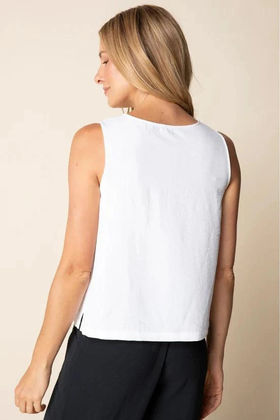 Habitat Clothing Hampton Tank in White Habitat Clothing Hampton Tank in White