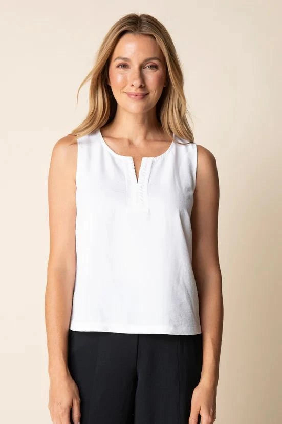 Habitat Clothing Hampton Tank in White Habitat Clothing Hampton Tank in White