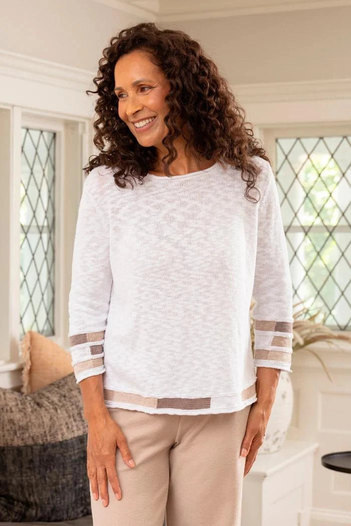 Habitat Clothing Sand & Sea Pullover in Dove Habitat Clothing Sand & Sea Pullover in Dove