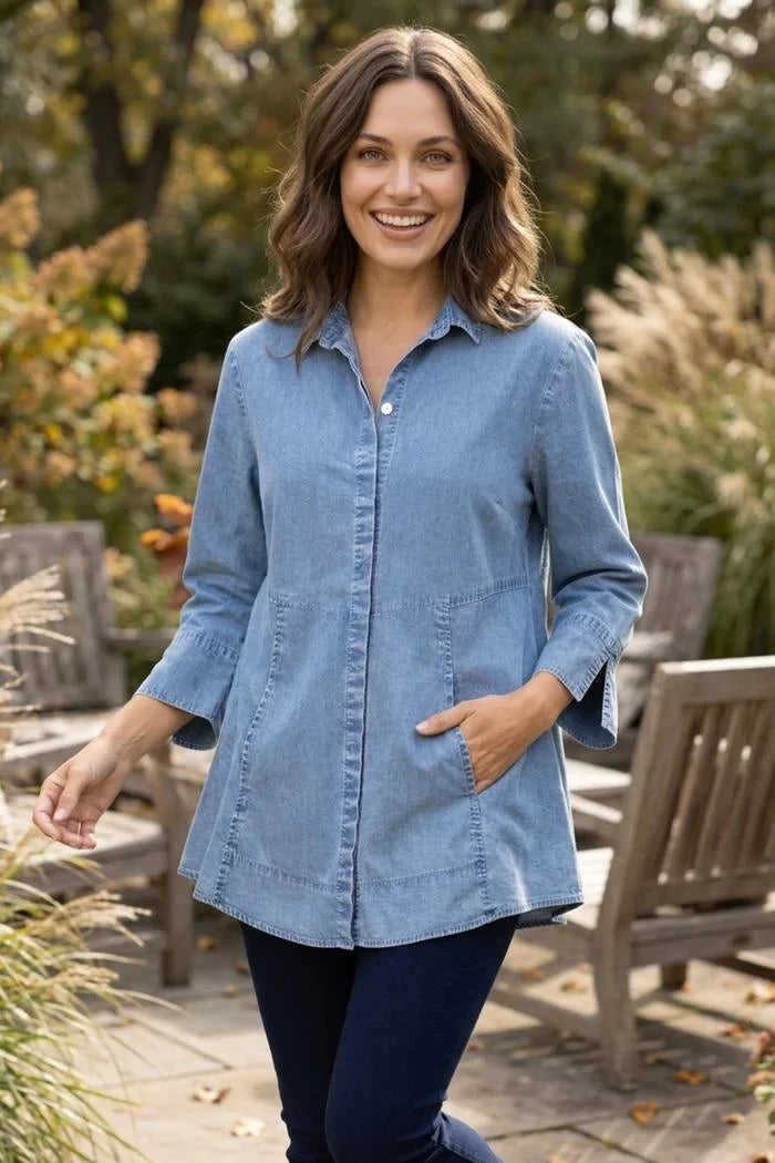 Habitat Clothing The Denim "One" Shirt in Dark Denim Habitat Clothing The Denim "One" Shirt in Dark Denim
