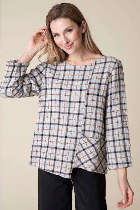 Habitat Double Face Windowpane Pullover