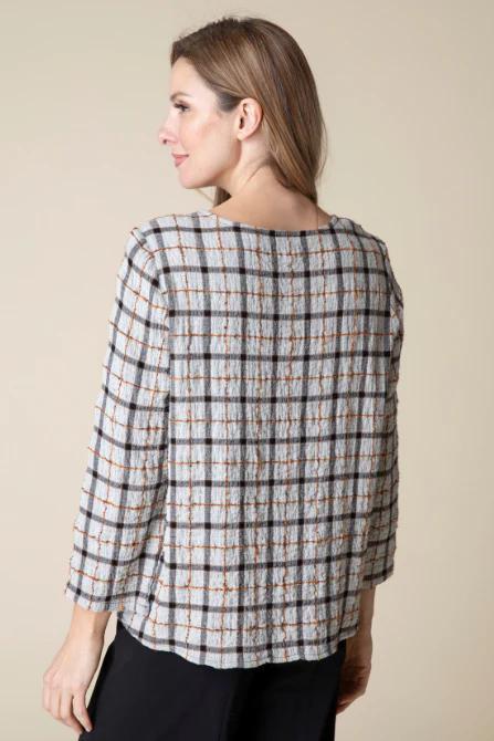 Habitat Double Face Windowpane Pullover