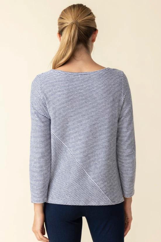 Habitat Pasadena Sunset Stripe Top in Black Habitat Pasadena Sunset Stripe Top in Black