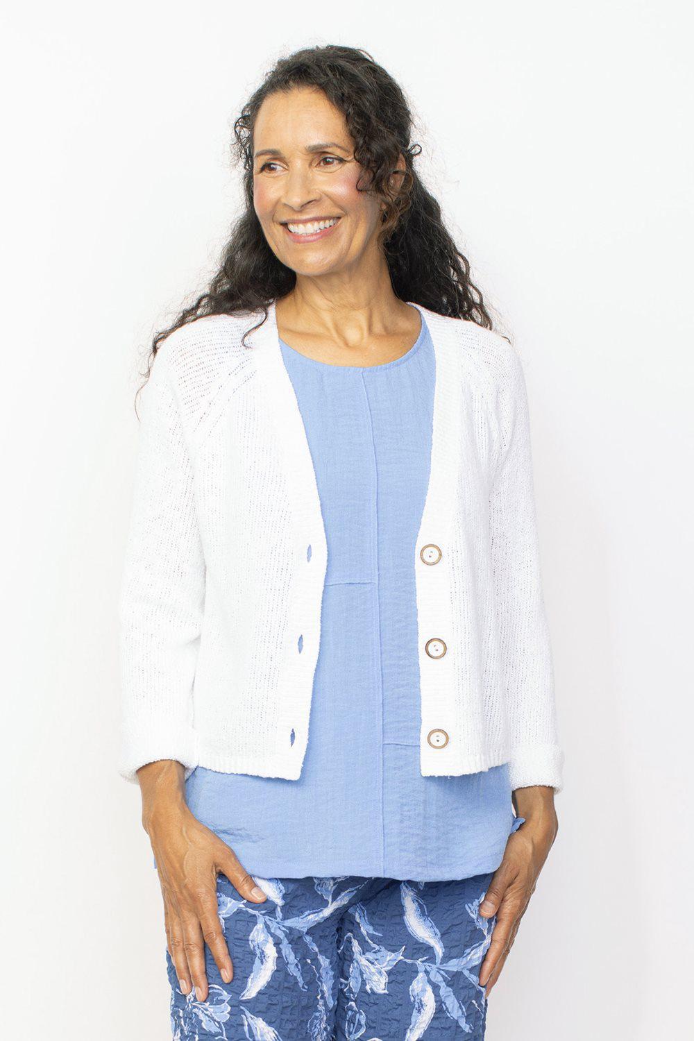 Habitat Shaker Stitch Cardigan | Twilight Blue