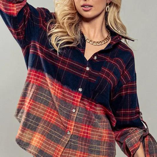 Half Gradient Flannel Half Gradient Flannel