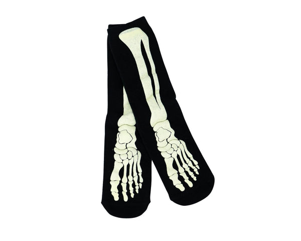 Halloween Funny Bones Glow-in-the-Dark Socks