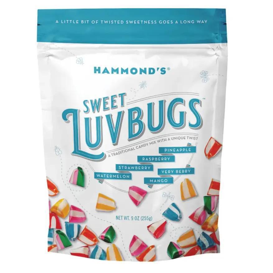 Hammond's Candies Traditional Candy - Sweet Luvbugs - 9 oz Resealable Bag Hammond's Candies Traditional Candy - Sweet Luvbugs - 9 oz Resealable Bag