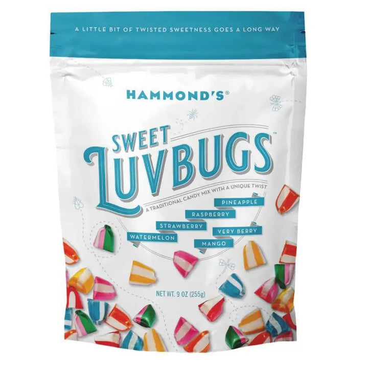 Hammond's Candies Traditional Candy - Sweet Luvbugs - 9 oz Resealable Bag Hammond's Candies Traditional Candy - Sweet Luvbugs - 9 oz Resealable Bag