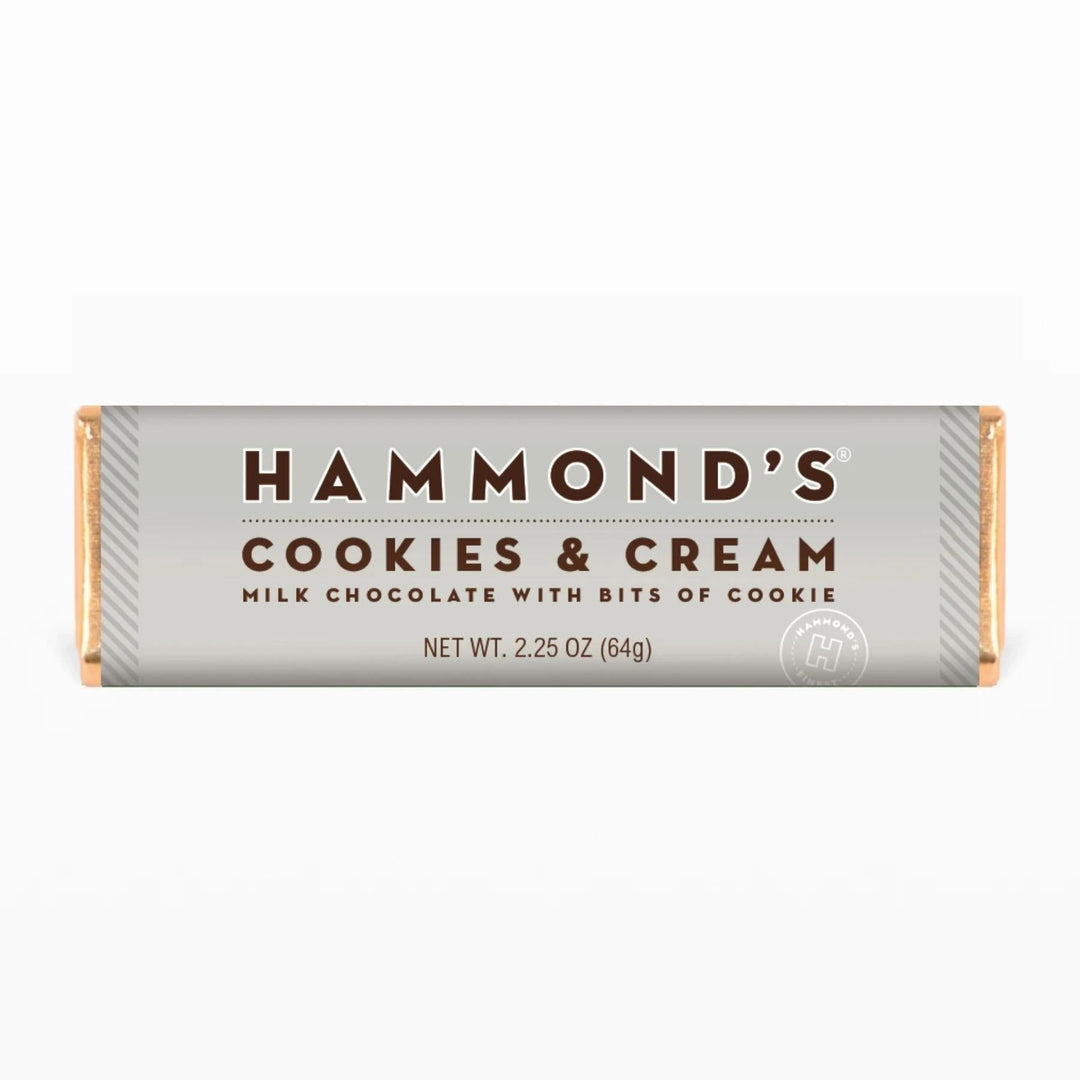 Hammond's Chocolate Bars | Cookies & Cream Hammond's Chocolate Bars | Cookies & Cream