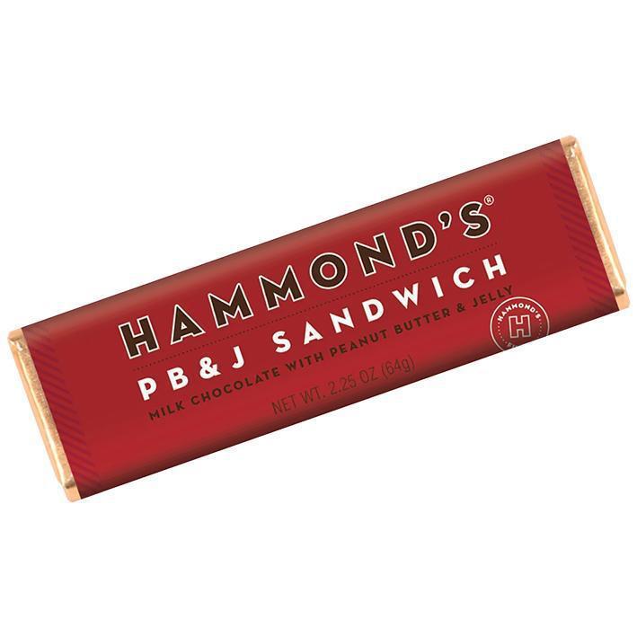 Hammond's Chocolate Bars | PB & J Sandwich Hammond's Chocolate Bars | PB & J Sandwich