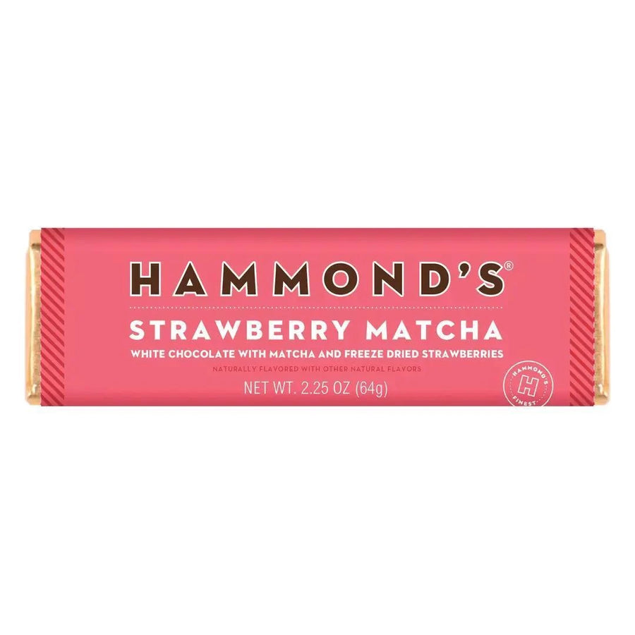 Hammond's Chocolate Bars | White Chocolate - Strawberry Macha Hammond's Chocolate Bars | White Chocolate - Strawberry Macha