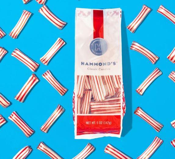 Hammond's Chocolate Filled Peppermint Straws Hammond's Chocolate Filled Peppermint Straws