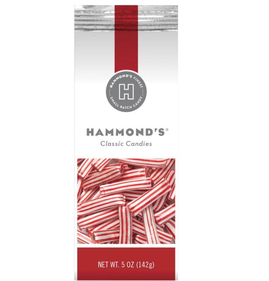 Hammond's Chocolate Filled Peppermint Straws Hammond's Chocolate Filled Peppermint Straws