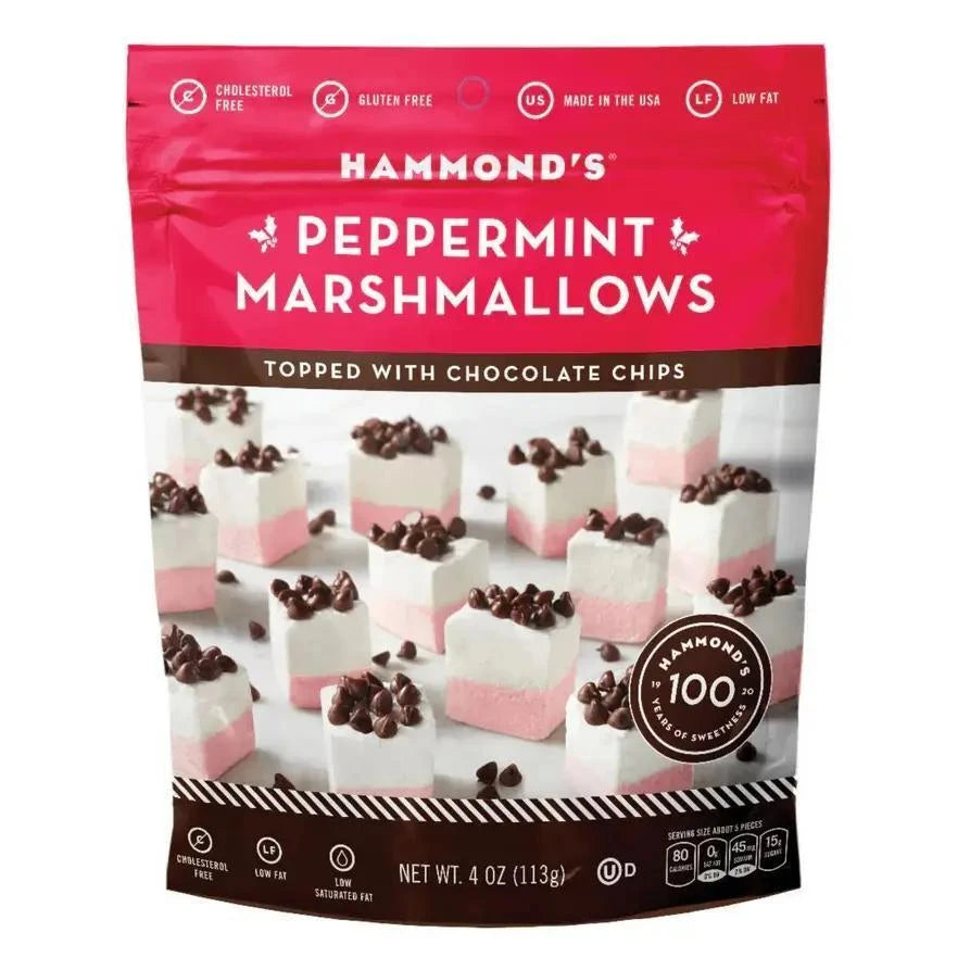 Hammond's Handmade All-Natural Marshmallows - Peppermint - 4 oz Bag Hammond's Handmade All-Natural Marshmallows - Peppermint - 4 oz Bag